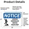 Signmission 3.5 in Height, 5 in Width, Vinyl Decal, Rectangle OS-2PACK-NS-D-35-L-18765 - alternate 4
